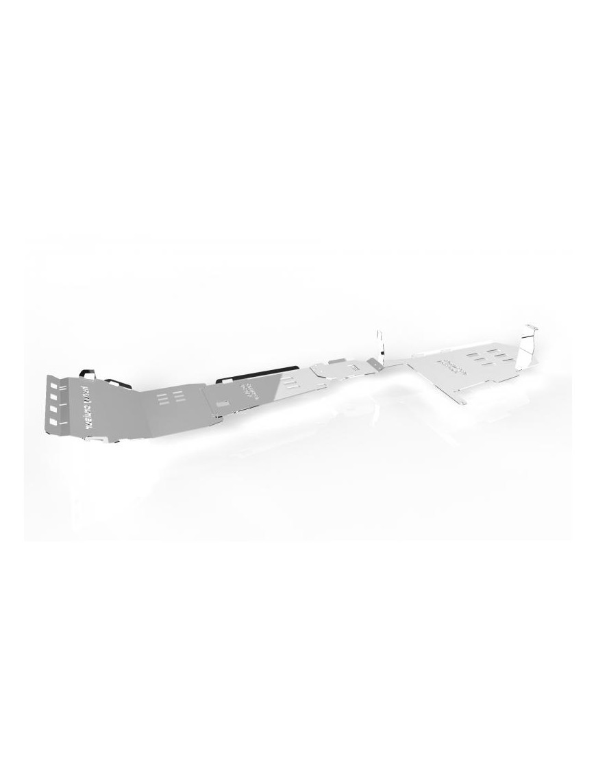Komplet osłon podwozia OFFROAD Toyota Land Cruiser 100 J100 4.7 v8 1998-2007 aluminiowy