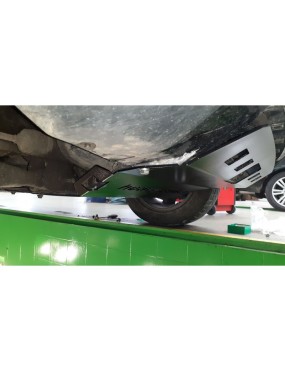Osłona sinika,chłodnic i przedniego mostu OFFROAD Land Rover Discovery 4 2009-2015 czerwona