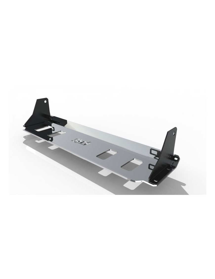 Osłona chłodnic i stabilizatora STANDARD Jeep Wrangler JL 2018- pod zderzaki stalowe aluminiowa