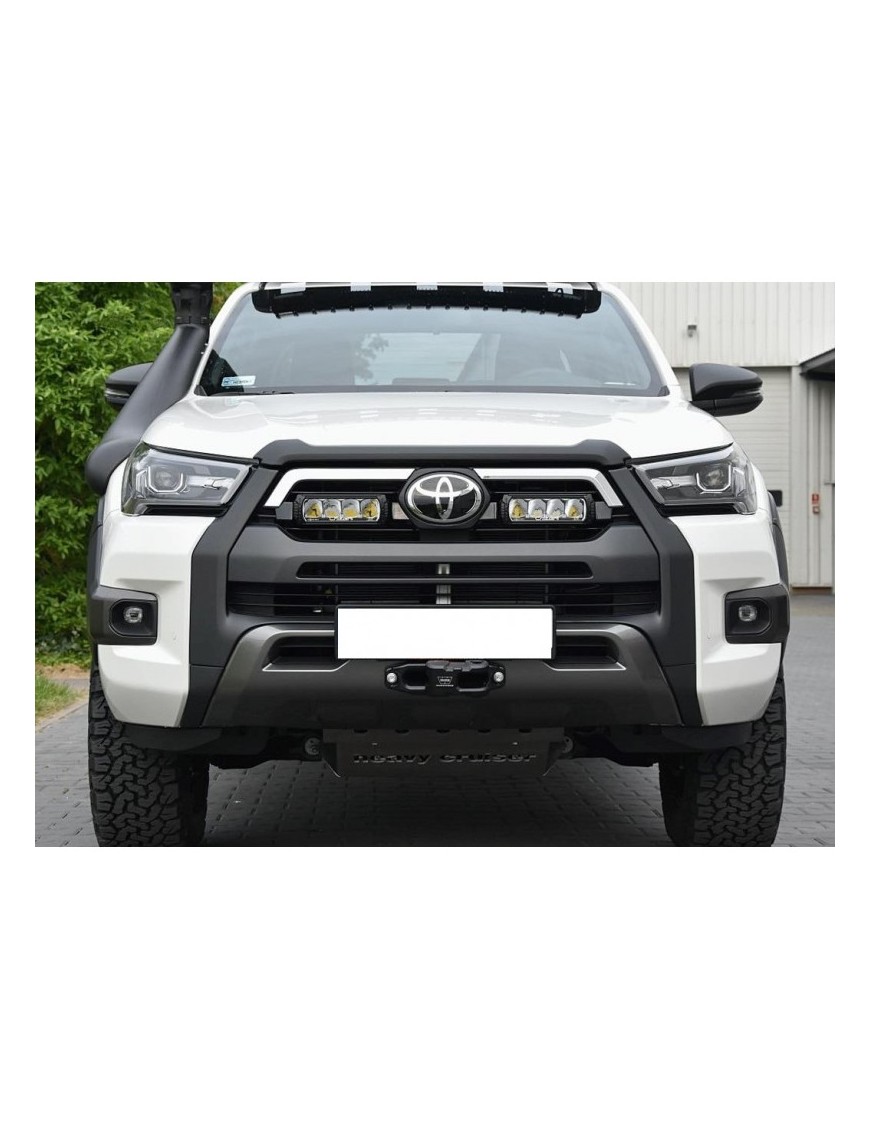 Osłona chłodnic, silnika i przedniego mostu OFFROAD Toyota Hilux Revo 2021 - czerwona