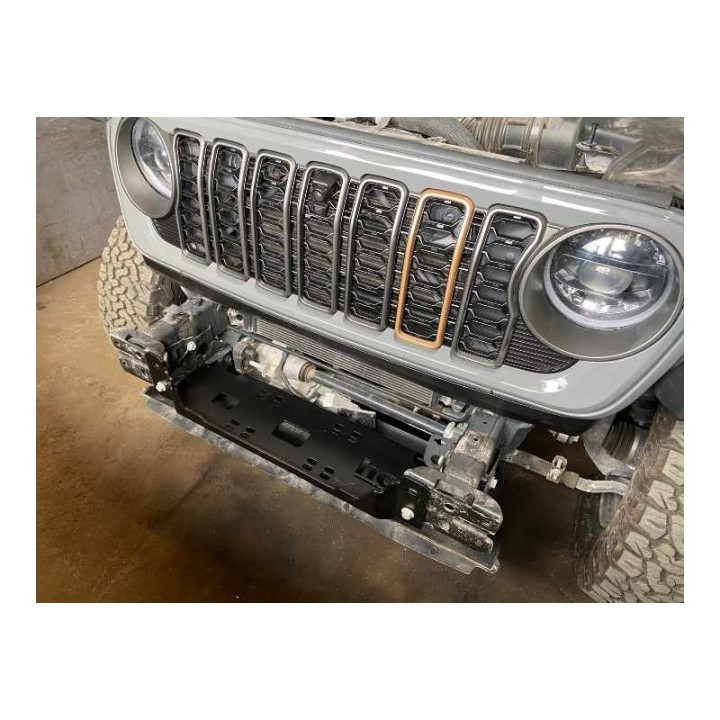 Jeep Gladiator JT 2020 - płyta montażowa wyciągarki HD do zderzaka stalowego "anniversary"
