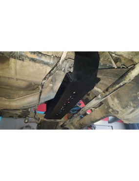Osłona miski olejowej Nissan Patrol Y61 1998-2004 lift 3-4 cale czerwona