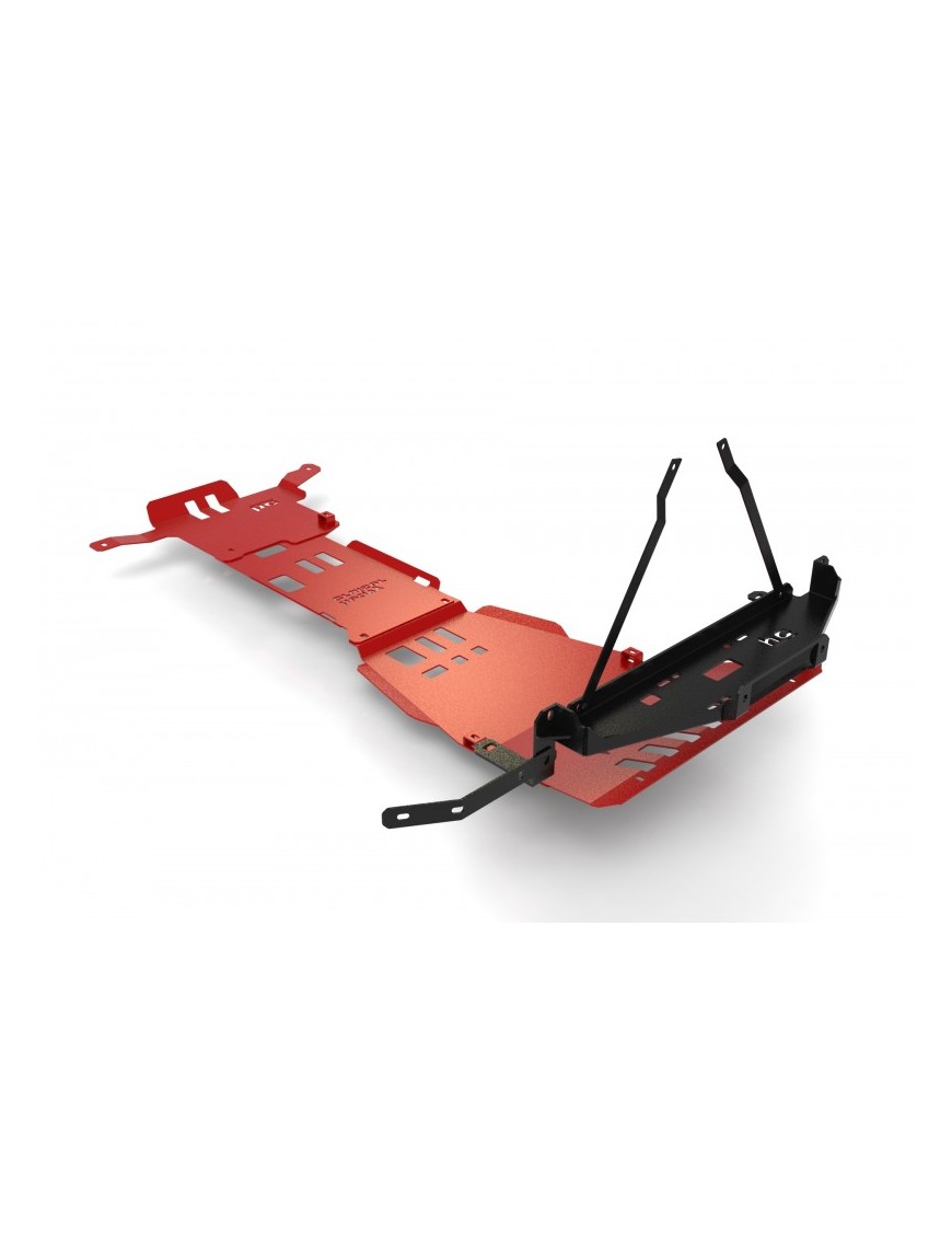 Zestaw , Pakiet OFFROAD Jeep Grand Cherokee WK2 2013-2020 Quadra-Lift czerwony
