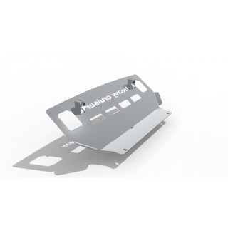 Osłona chłodnic i zderzaka przedniego Mitsubishi Pajero 4 / Montero 4 2006-2014 aluminiowa