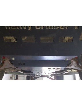 Osłona silnika i przedniego mostu Mitsubishi Pajero 4 / Montero 4 2006-2014 aluminiowa