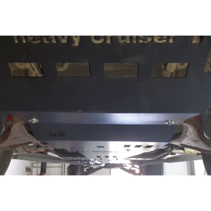 Osłona silnika i przedniego mostu Mitsubishi Pajero 4 / Montero 4 2006-2014 aluminiowa