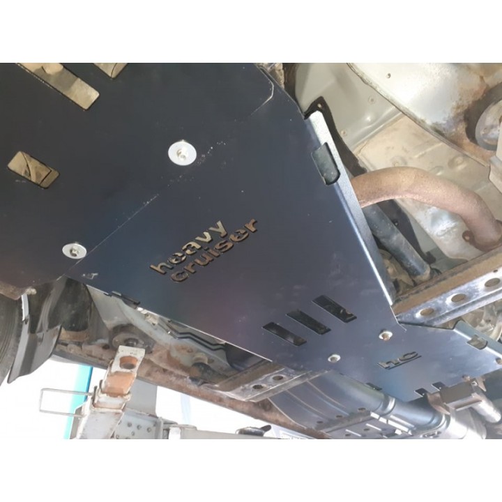 Osłona skrzyni biegów Mitsubishi Pajero 4 / Montero 4 2006-2014 czerwona