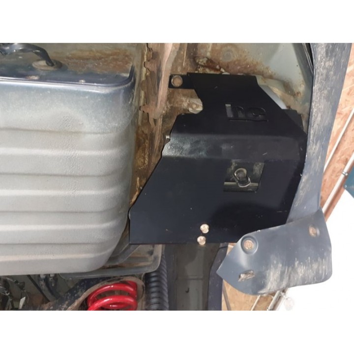 Osłona tylnej nagrzewnicy Mitsubishi Pajero 4 / Montero 4 2006-2014 long aluminiowa