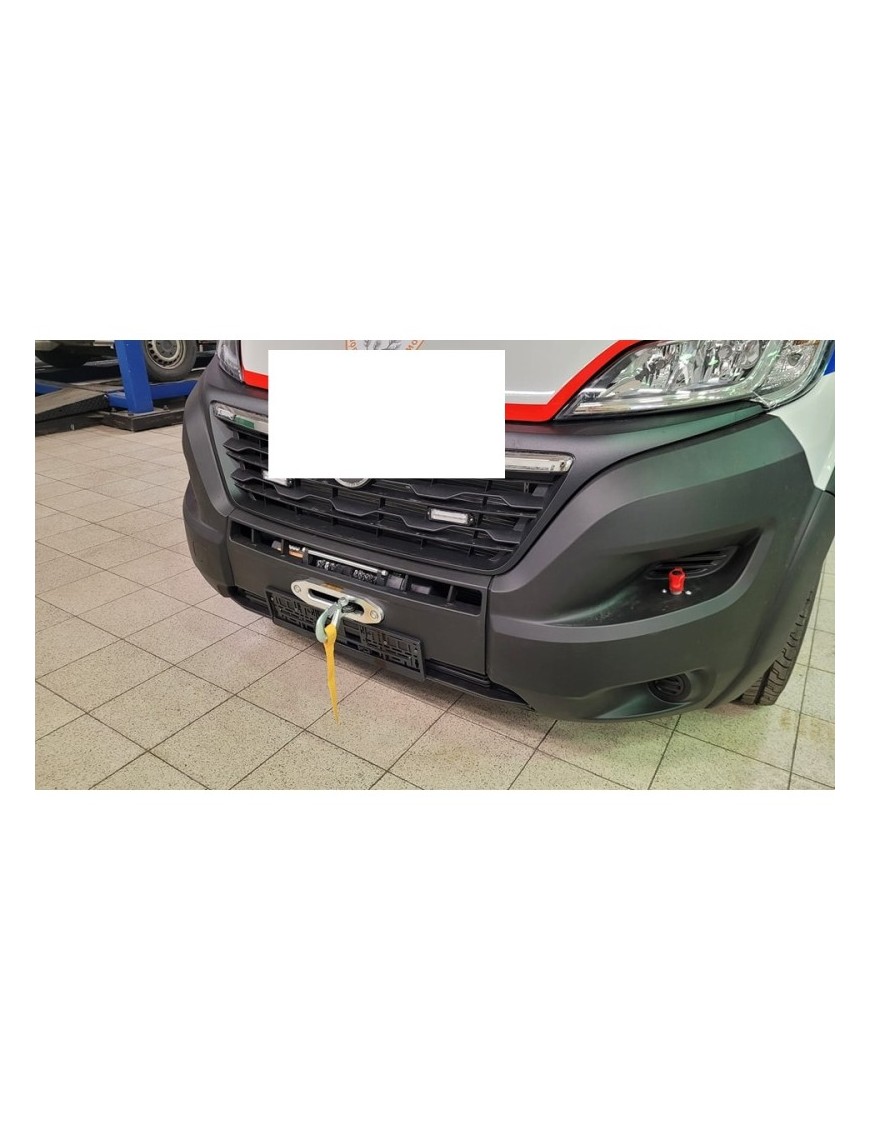 Fiat Ducato 2021- płyta montażowa wyciągarki Fiat Ducato 2021- płyta montażowa wyciągarki