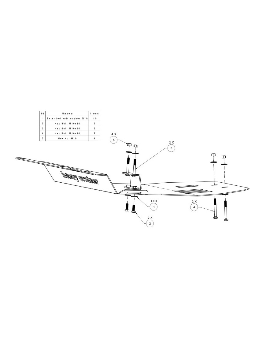 Osłona chłodnic, silnika i przedniego mostu OFFROAD Toyota Land Cruiser 150 155 Prado J15 2017 - 2020 Osłona chłodnic, silnika i przedniego mostu OFFROAD Toyota Land Cruiser 150 155 Prado J15 2017 - 2020