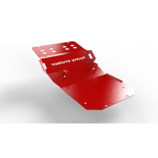 Osłona chłodnic, silnika i przedniego mostu OFFROAD Toyota 4Runner 4-Runner 2002-2009 czerwona
