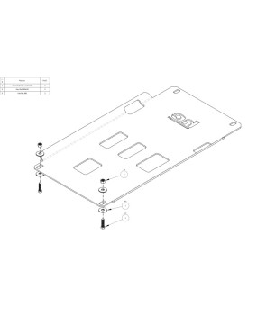 Osłona skrzyni biegów Toyota Sequoia 2007-2014 aluminiowa