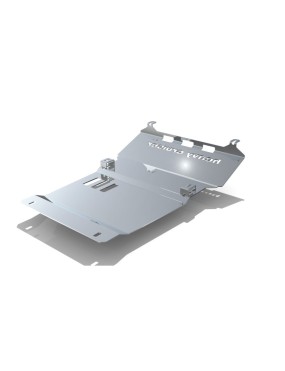 Osłona silnika,chłodnic i przedniego mostu Mitsubishi L200 Triton 2015-2019 bez płyty montażowej wyciągarki aluminiowa