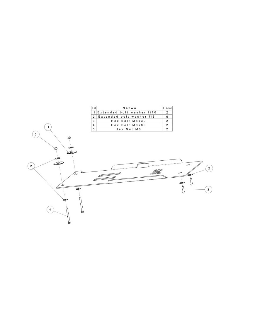 Osłona skrzyni biegów Offroad Nissan Pathfinder R51 2005-2013 Osłona skrzyni biegów Offroad Nissan Pathfinder R51 2005-2013