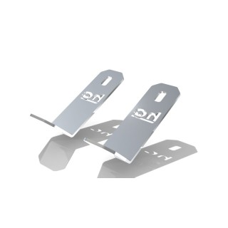 Osłony mocowań amortyzatorów tył offroad Vw Volkswagen Amarok 2023 - aluminiowe