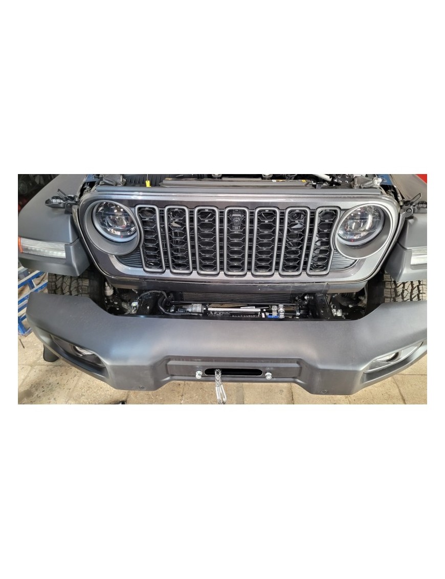 Jeep Wrangler JL 4XE plug-in Hybrid 2024 - płyta montażowa wyciągarki HD pod zderzak EU Jeep Wrangler JL 4XE plug-in Hybrid 2024 - płyta montażowa wyciągarki HD pod zderzak EU
