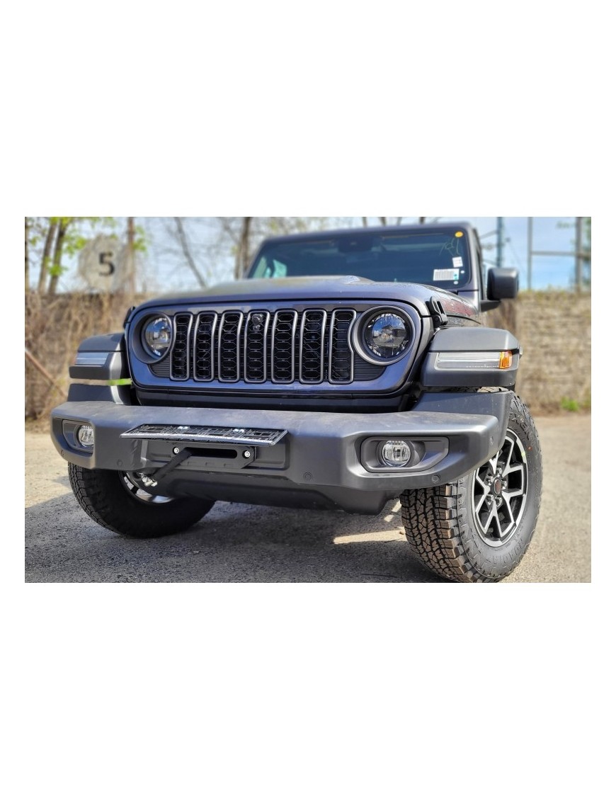 Jeep Wrangler JL 2023 - płyta montażowa wyciągarki HD pod zderzak EU Jeep Wrangler JL 2023 - płyta montażowa wyciągarki HD pod zderzak EU
