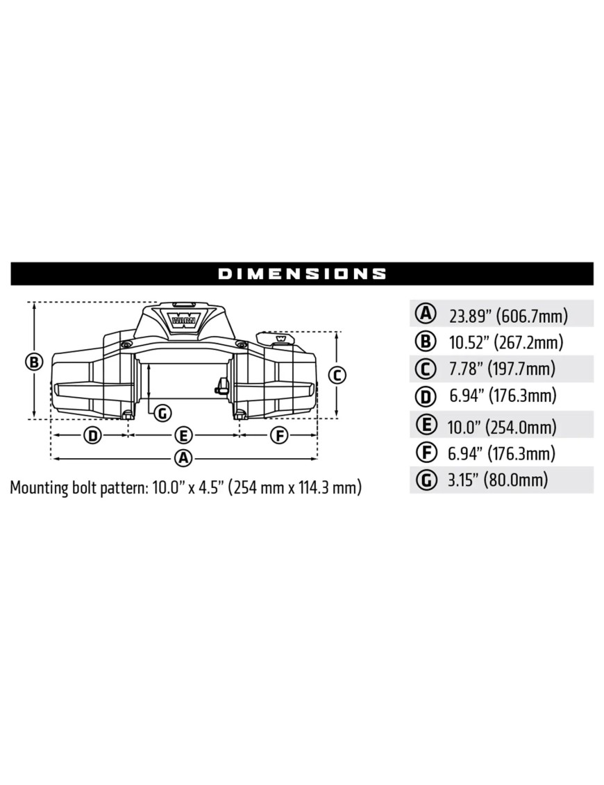 ZEON XP 12-S WINCH wyciągarka WARN 12000 na syntetyku