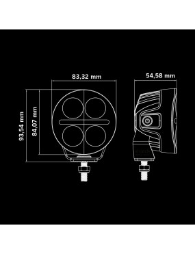 Lampa NUUK D-LINE MC DRIVING LIGHT 3" 809288
