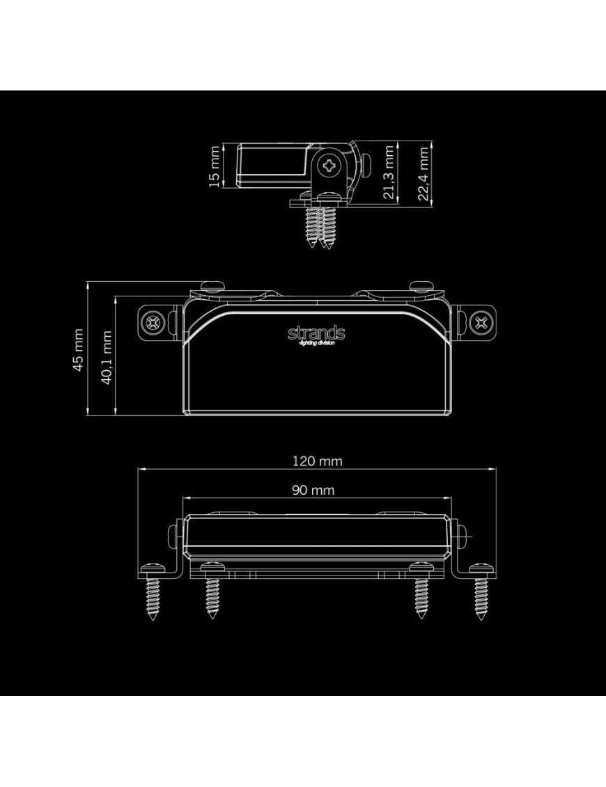 Lampa robocza UNITY ULTRA FLAT WORK LIGHT 22W 800552