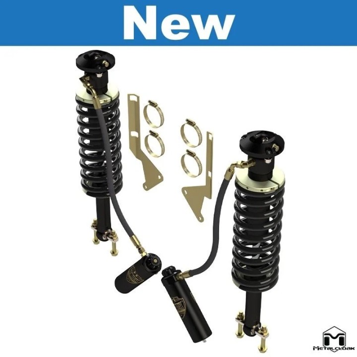RockSport BLACK lift 2.5" - 4" FORD Bronco regulowane Coilovery przód METALCLOAK