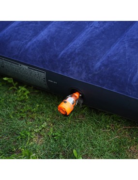 Flextail MAX PUMP 3 – pompka do materacy z lampą LED, 5 kPa, Orange
