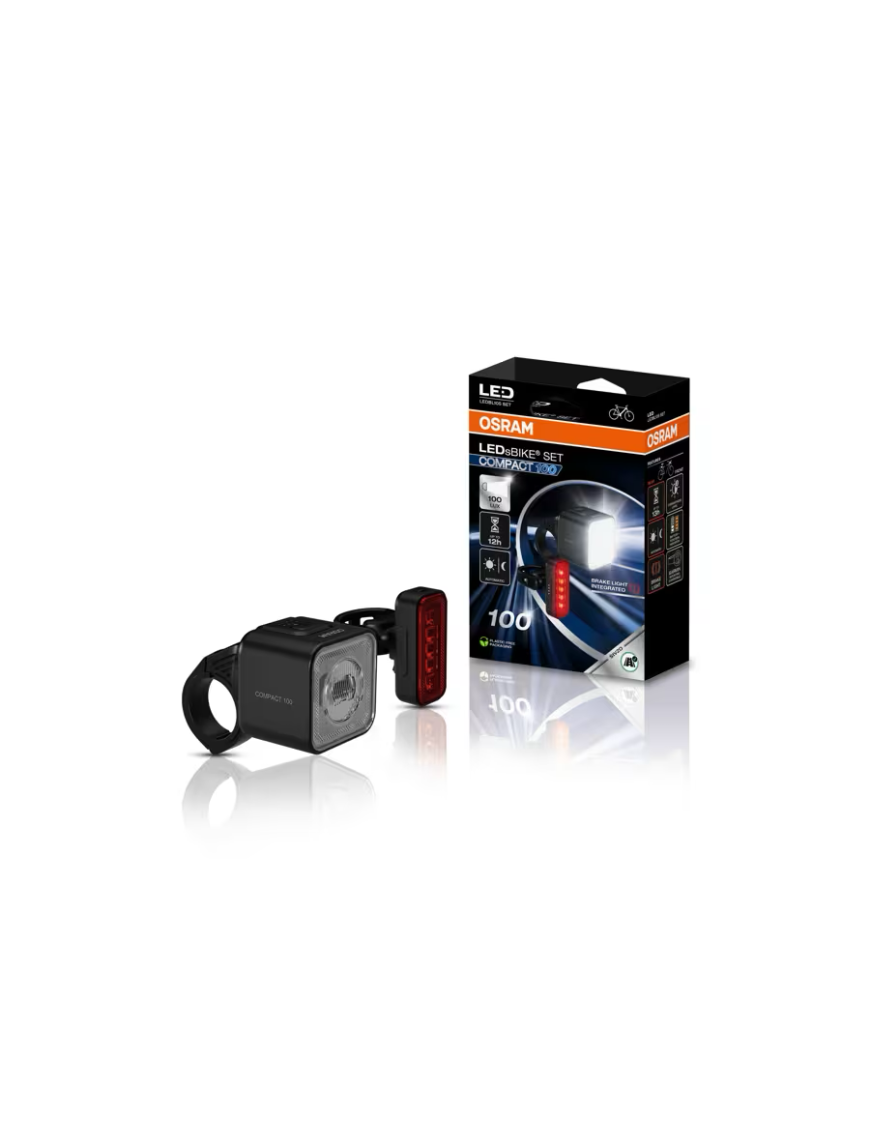 OSRAM LEDsBIKE COMPACT 100 SET – zestaw oświetlenia rowerowego LED