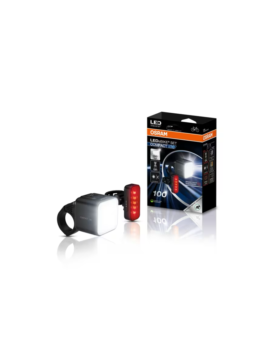 OSRAM LEDsBIKE COMPACT 100 SET – zestaw oświetlenia rowerowego LED