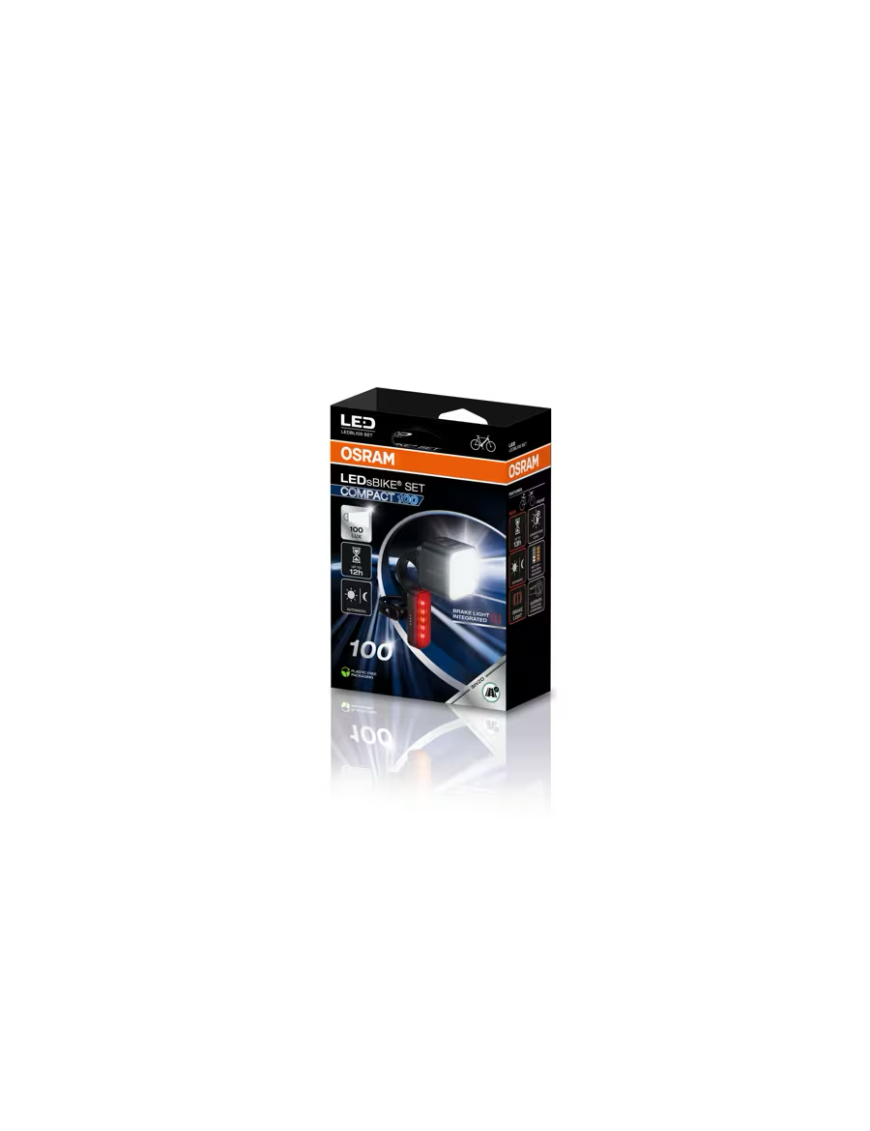 OSRAM LEDsBIKE COMPACT 100 SET – zestaw oświetlenia rowerowego LED