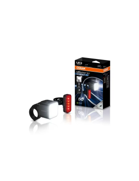OSRAM LEDsBIKE COMPACT 50 SET – zestaw lampek rowerowych LED 50 lx, przód + tył