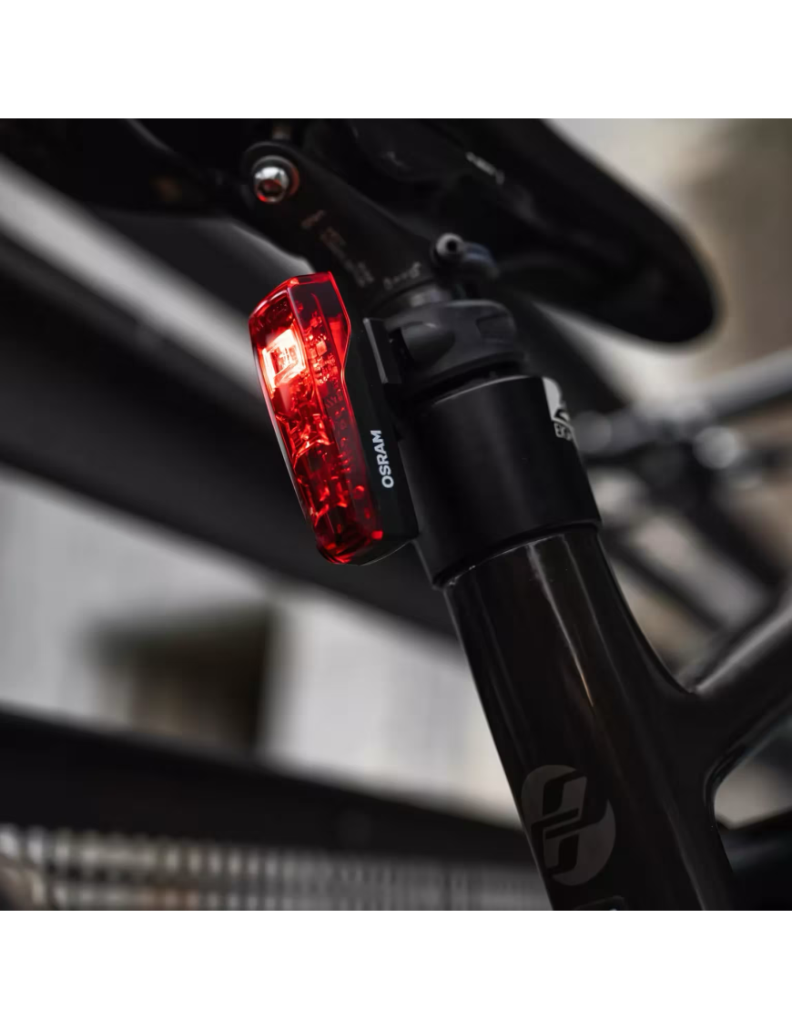 OSRAM LEDsBIKE RACE REAR – tylna lampka rowerowa LED z czujnikiem hamowania