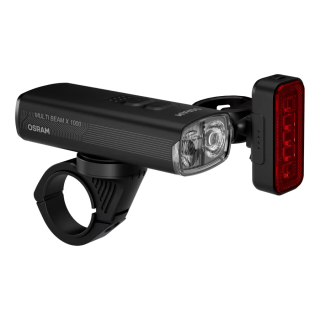 LEDsBIKE MULTI BEAM X 1000 SET zestaw lampek rowerowych LED 1 000 lm OSRAM