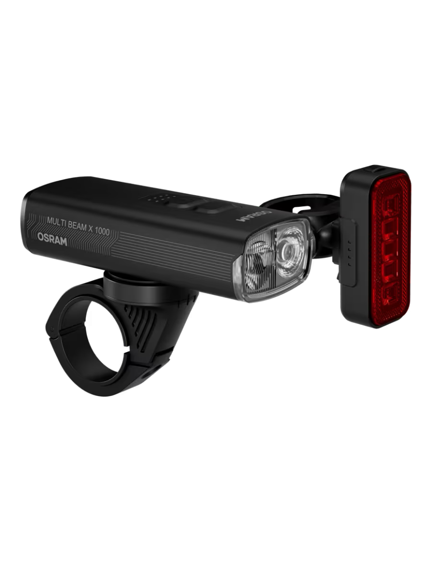 LEDsBIKE MULTI BEAM X 1000 SET zestaw lampek rowerowych LED 1 000 lm