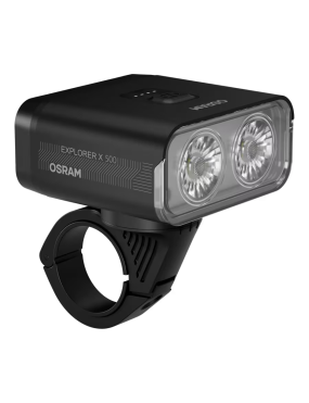 OSRAM LEDsBIKE EXPLORER X 500 SET – zestaw lampek rowerowych LED 500 lm, USB-C, IP54