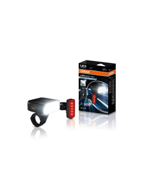 OSRAM LEDsBIKE EXPLORER X 500 SET – zestaw lampek rowerowych LED 500 lm, USB-C, IP54