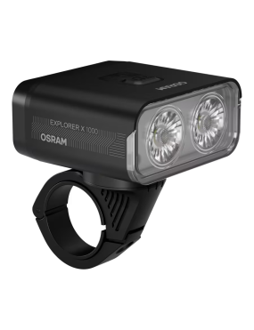 OSRAM LEDsBIKE EXPLORER X 1000 SET – zestaw lamp rowerowych LED, 1 000 lm, USB-C
