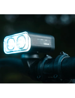 OSRAM LEDsBIKE EXPLORER X 1000 SET – zestaw lamp rowerowych LED, 1 000 lm, USB-C