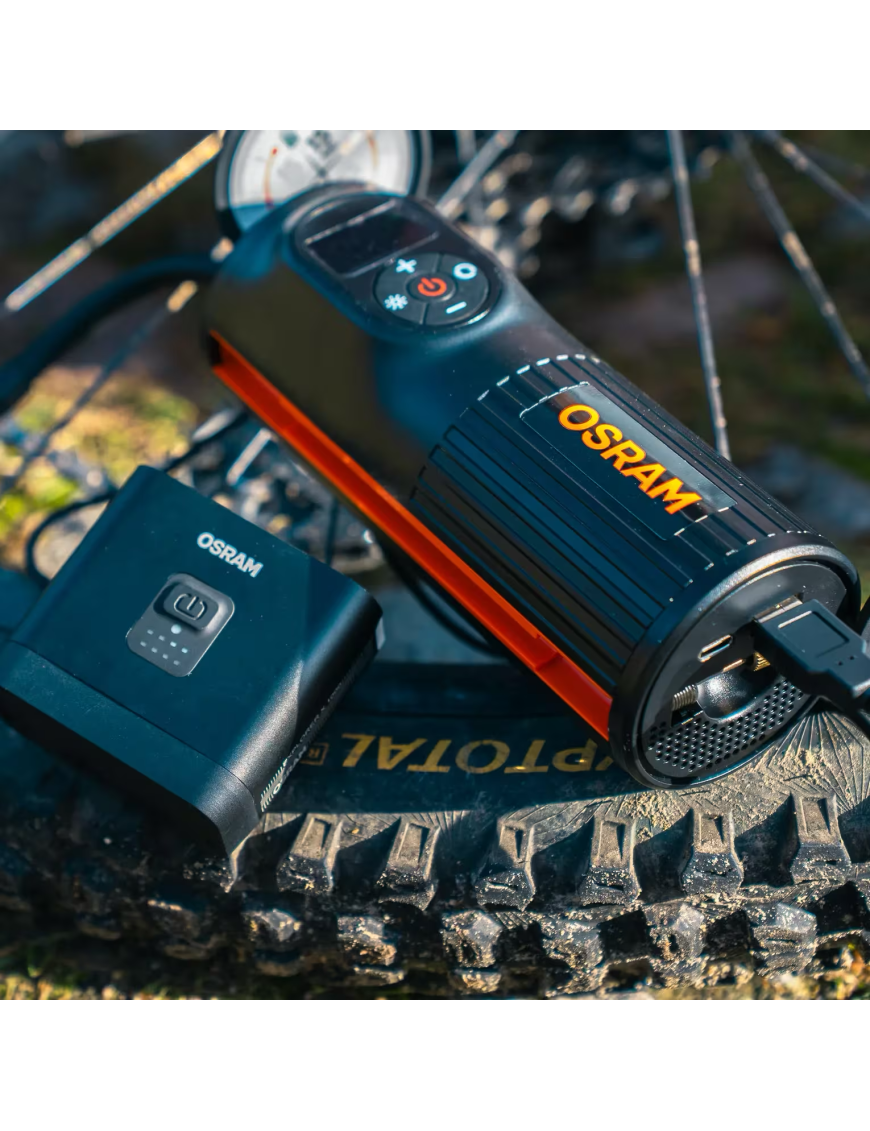 OSRAM LEDsBIKE EXPLORER X 1000 SET – zestaw lamp rowerowych LED, 1 000 lm, USB-C
