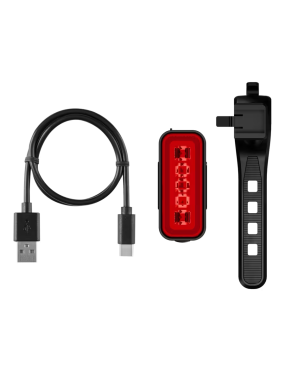 OSRAM LEDsBIKE X REAR – tylna lampka rowerowa LED z czujnikiem hamowania, USB-C, IP54