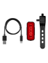OSRAM LEDsBIKE X REAR – tylna lampka rowerowa LED z czujnikiem hamowania, USB-C, IP54
