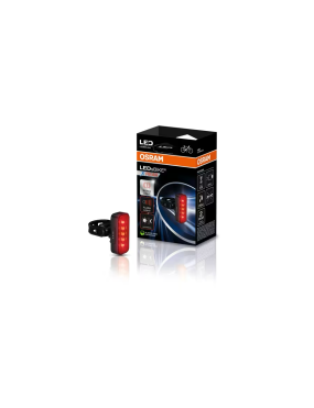 OSRAM LEDsBIKE X REAR – tylna lampka rowerowa LED z czujnikiem hamowania, USB-C, IP54
