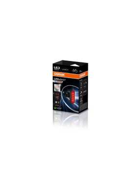 OSRAM LEDsBIKE X REAR – tylna lampka rowerowa LED z czujnikiem hamowania, USB-C, IP54