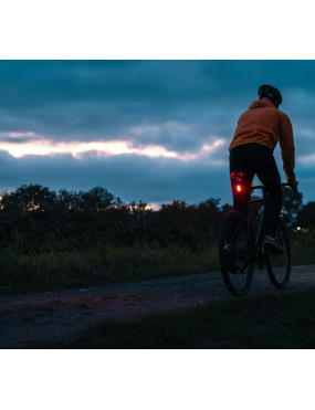 OSRAM LEDsBIKE X REAR – tylna lampka rowerowa LED z czujnikiem hamowania, USB-C, IP54