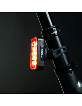 OSRAM LEDsBIKE X REAR – tylna lampka rowerowa LED z czujnikiem hamowania, USB-C, IP54