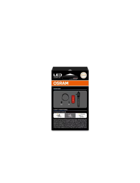 OSRAM LEDsBIKE X REAR – tylna lampka rowerowa LED z czujnikiem hamowania, USB-C, IP54