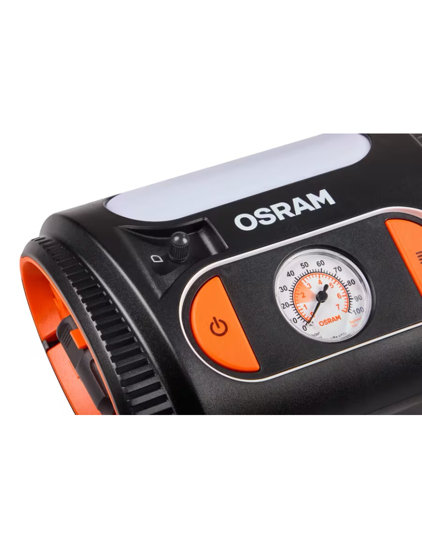 OSRAM TYREinflate 2110 OTI2110 – kompresor do opon 12 V z manometrem analogowym