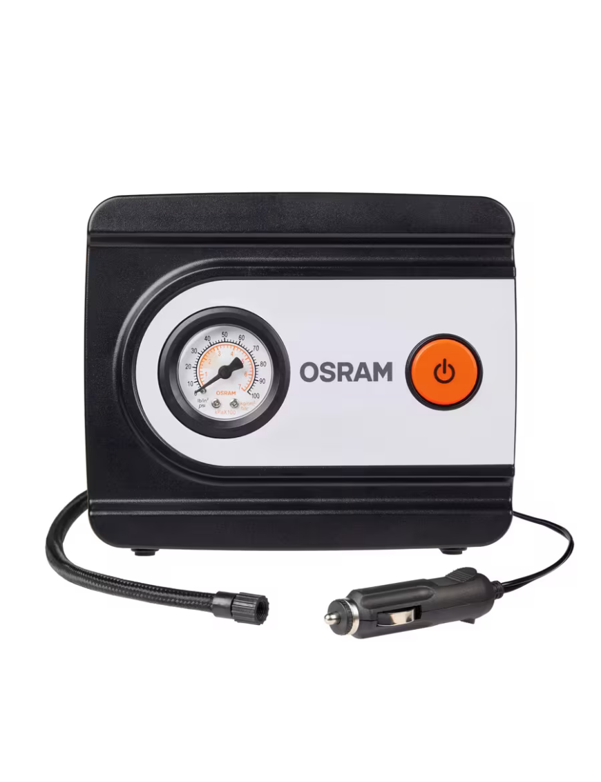 OSRAM TYREinflate 611 ESSENTIAL – kompresor do opon 12 V, 100 PSI