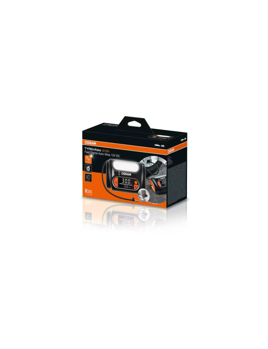 OSRAM TYREinflate 2130 OTI2130 – kompresor samochodowy 12 V z Auto-Stop