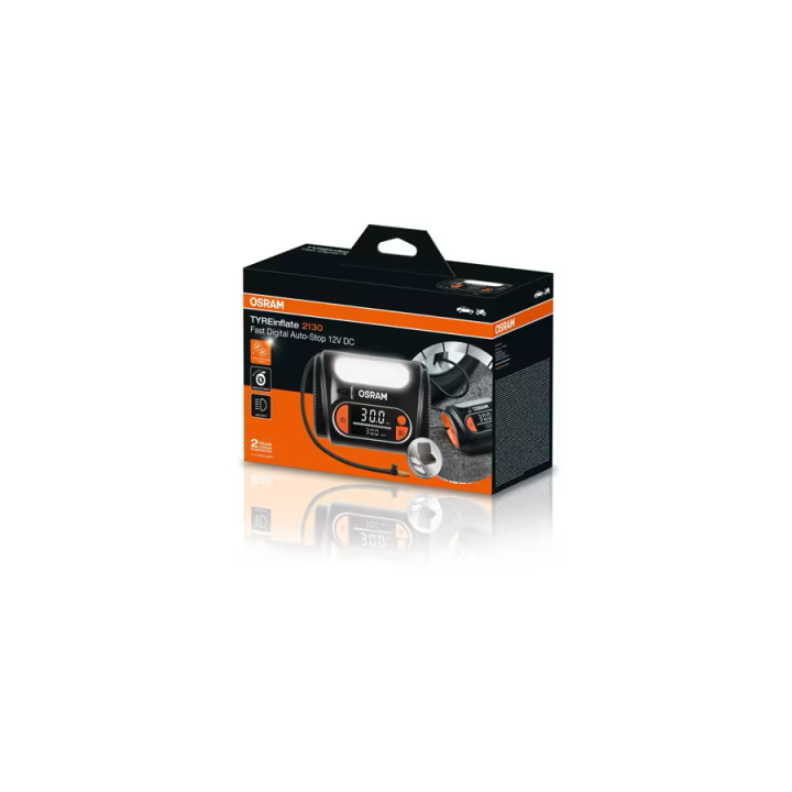 OSRAM TYREinflate 2130 OTI2130 – kompresor samochodowy 12 V z Auto-Stop