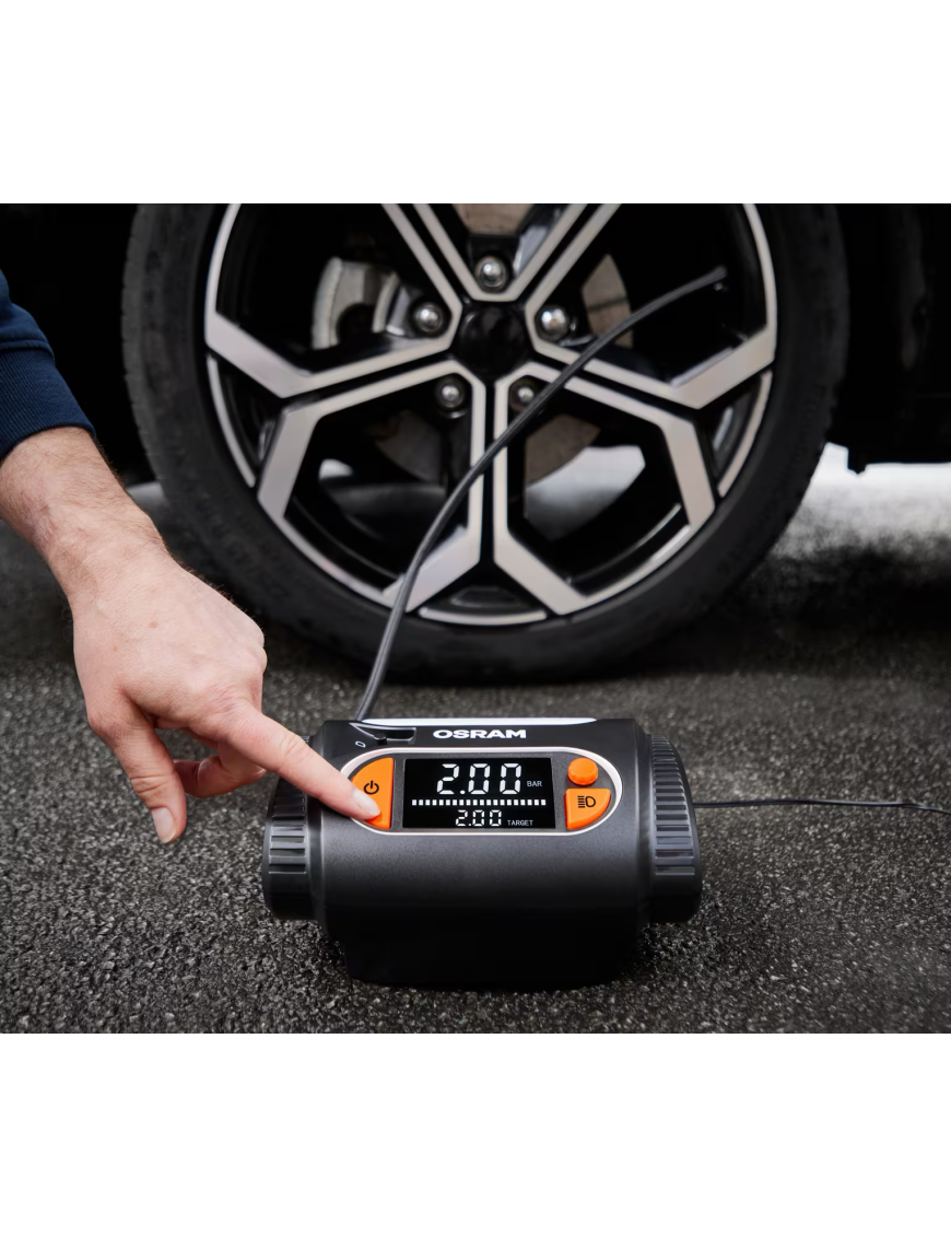 OSRAM TYREinflate 2130 OTI2130 – kompresor samochodowy 12 V z Auto-Stop